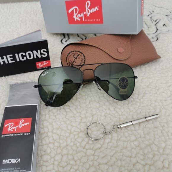 NEW Ray Ban RB3025 Aviator medium Metal - Picture 9 of 13